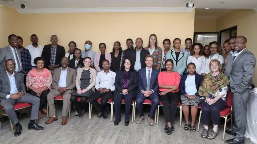 Attendees at the July 2022 launch of CSIF, including the INTRAC-AGAR team