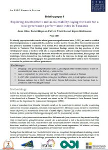 Mzumbe briefing paper document cover